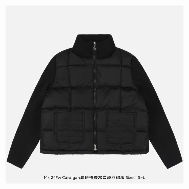 Moncler 蒙口 24Fw Cardigan五格拼接双口袋羽绒服 满满的高级观感，简单而不简约，无论是面料材质上还是整体轮廓，都兼备时尚造型感和良好的御寒功