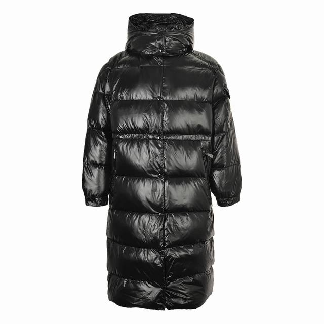 Moncler 蒙口 Maire束腰长款羽绒服 内里黑色每一件羽绒服至少经过150道工序加工 最高蓬松度可以达到800十让穿着更保暖5A级标准 采用德国防绒针每