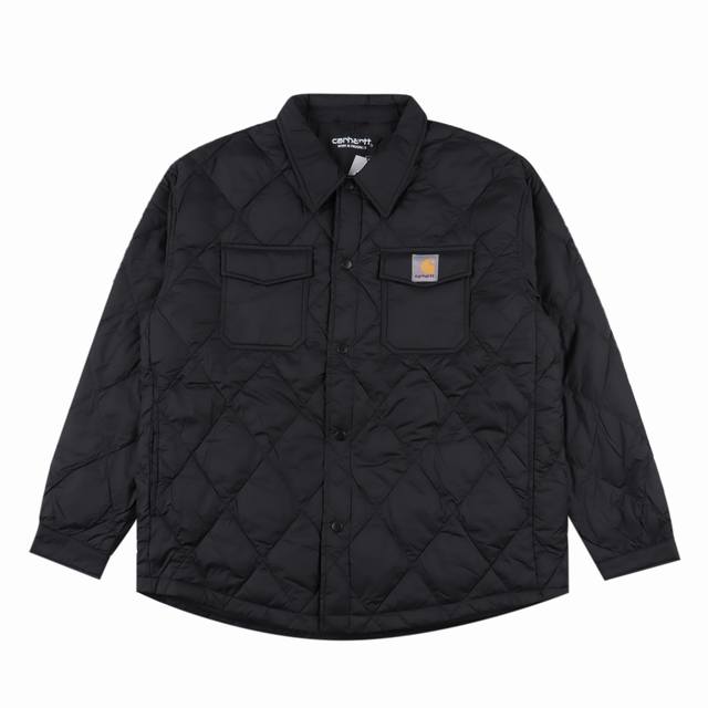 Carhartt 卡哈特菱格工装羽绒服外套 秋冬同步款 顶级颜值单品 真正90白鸭绒填充 保暖效果拉满 涂层订制面料 防水 抗风 保暖性一级 双层内里不跑绒 不