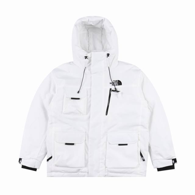 The Nroth Face Tnf 北面 Polar 防水防风工装纯色logo标识多口袋抽绳连帽棉服 官官网冬季的新款 冬季不可或缺的长款羽绒棉衣 连帽设计