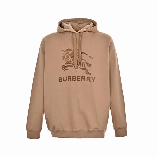 Burberry 巴宝莉 毛巾绣战马连帽卫衣 别样风华的时尚款卫衣来自全新分享型创作.单穿内搭皆适宜. 毛圈棉面料,精梳针织制作,呈现油润水洗复古的自然色泽,柔