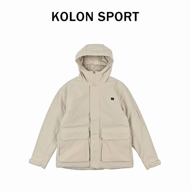 Kolon 可隆 24Fw Obli-K户外棉服外套 充物采用500G精梳羽绒棉。超保暖厚实，过冬毫无压力，防水拉链防风防水，科技感满满，面料届的高级玩家，功能