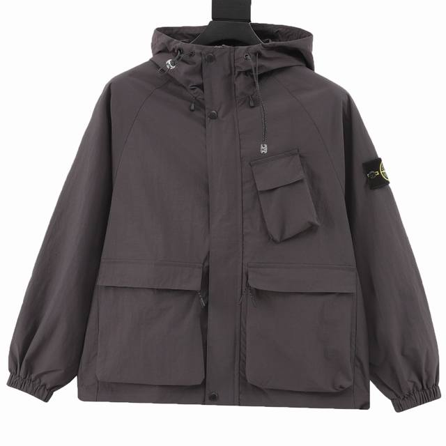 Stone Island 石头岛 机能冲锋衣拉链连帽外套 为了还原zp的一切质感今年团队历经数月最终出货。所有辅料还原zp！高透层压织物gore-Tex仿水透气