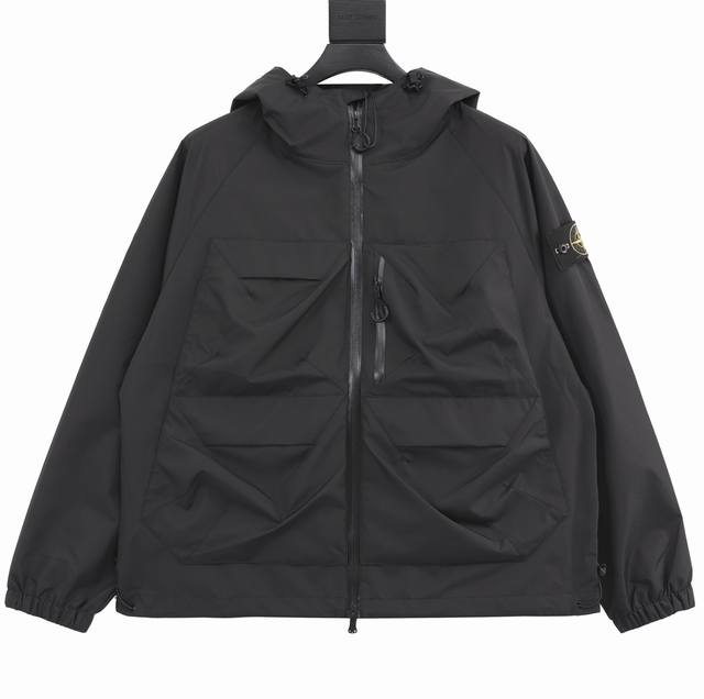 Stone Island 石头岛 户外多口袋冲锋衣拉链外套 为了还原zp的一切质感今年团队历经数月最终出货。所有辅料还原zp！高透层压织物gore-Tex仿水透