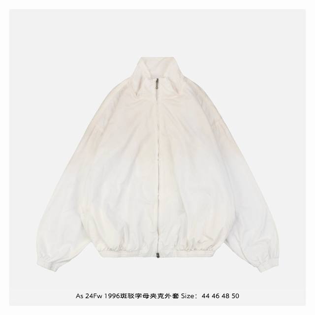 Acne Studios 24Fw 1996斑驳字母夹克外套 黑白两个颜色全部购入原版开发，光买一个颜色是根本做不出来，因为黑白两个颜色的成衣处理工艺完全不同，