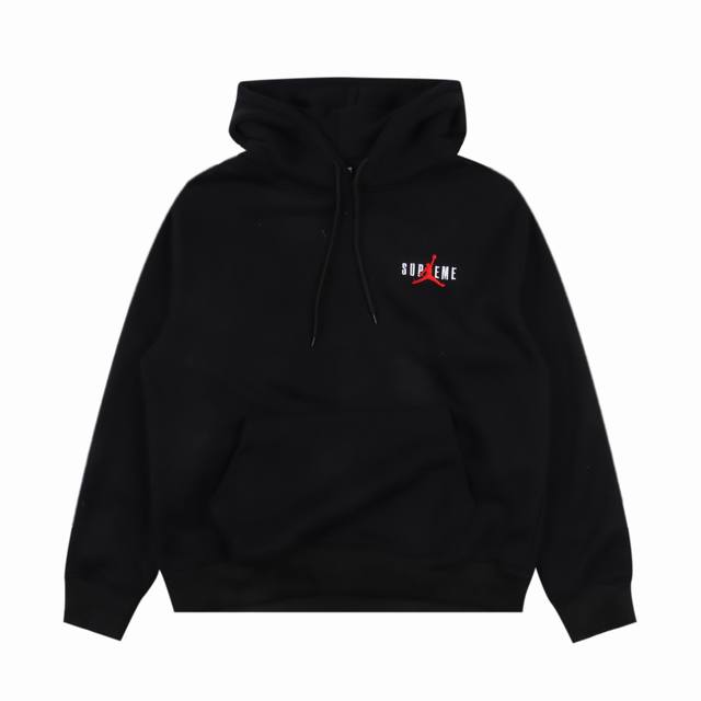 Supreme X Air Jordan Aj联名款 Fw24 Hooded Sweatshirt 抓绒卫衣 时隔9年 Supreme和jordan再次合作 卫