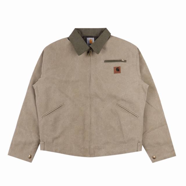 Carhartt 卡哈特 24Fw J97工装夹克外套 夹克外套全部用的是15盎司以上的厚帆布，内里衬布添加了30羊毛，保暖性翻了一倍。成衣水洗且所有的颜色全部