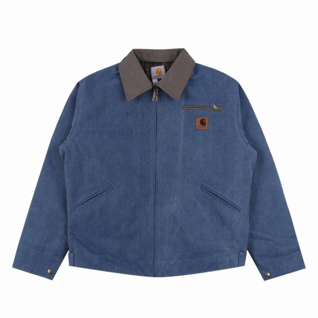 Carhartt 卡哈特 24Fw J97工装夹克外套 夹克外套全部用的是15盎司以上的厚帆布，内里衬布添加了30羊毛，保暖性翻了一倍。成衣水洗且所有的颜色全部