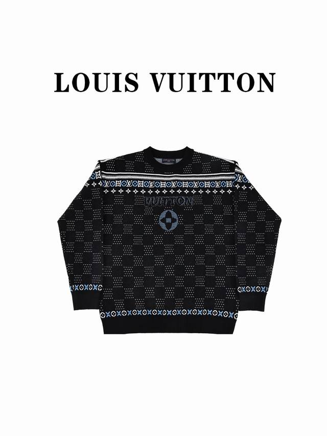 Louis Vuitton 路易威登2024Ss滑雪系列秋冬圆领毛衣 微宽松修身版型，天生的大牌气质，拿到手里就能感受出它的质感 尺码：S-L