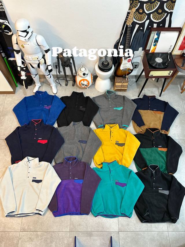 纯原保正12色 2 Patagonia 巴塔哥尼亚 Synchsnap-T限定配色摇粒绒抓绒衣立套头外套 -作为patagonia的主线产品已经有三十年的历史，