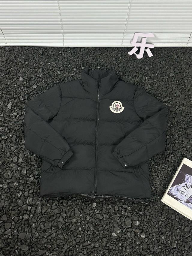 Moncler 盟可睐 Citala Short Down Jacket 蒙口徽标贴布立领羽绒服外套情侣款 - 国标90%纯白鹅绒， 克充绒 代工厂跟单出品 代