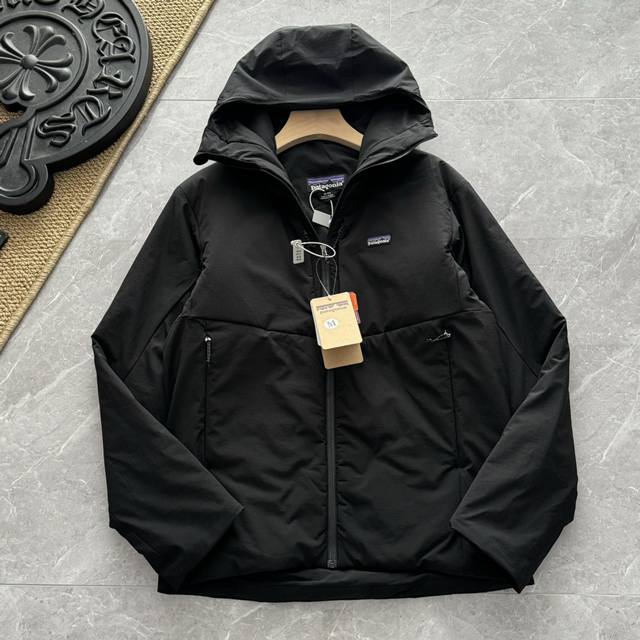 发 ！ 黑色实拍图 Patagonia巴塔哥尼亚秋冬男款防风透气连帽棉服nano-Air 系列 Patagonia Men'S Nano-Air Jacket