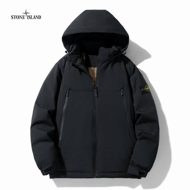 上新 ！！ ！！！ Stone Island石头岛 冬季高阶户外冲锋衣保暖潮牌机能连帽棉服外套 男女情侣款 网络线上 海内外人气爆款∽ 采用新颖独特健康呼吸面料