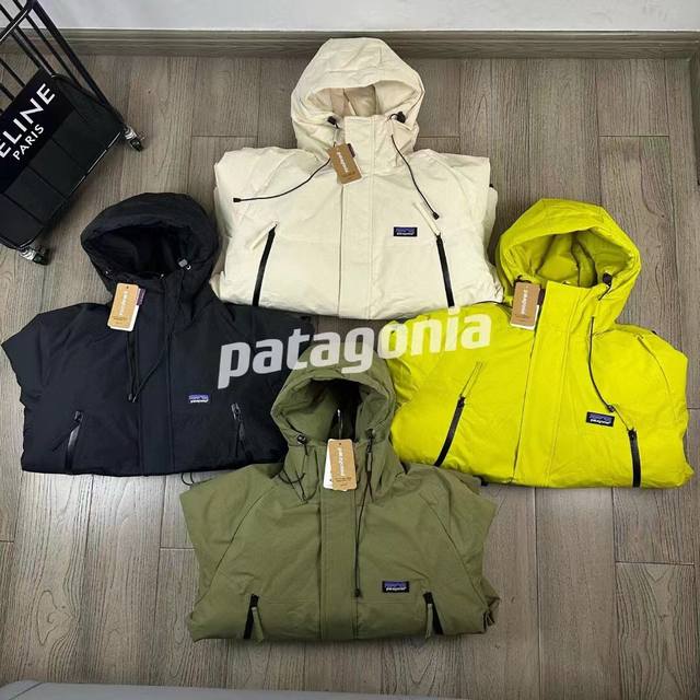 上新 上新 Patagonia巴塔哥尼亚户外登山防水情侣工装羽绒棉服，四色可选，机能户外保暖棉衣外套。经典百搭永不过时系列，绝佳冬季出行穿搭必备百搭单品 寒冬一