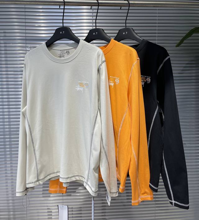 上新 Stussu X 山浩｜喊您领取户外装备啦 Stussy X Mountain Hardwear 斯图西联名款 Fw24联名款胶囊系列 Ls Tee 撞色