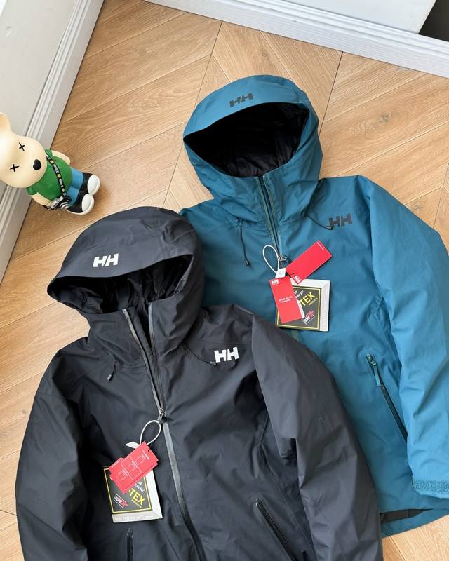 上新 ！ 2024年新款hh羽绒服千万别错过不再有 Helly Hansen Hh男士户外登山防寒防风冲锋衣羽绒服 激光切割 蓬松度非常高 拉链口袋都是无缝压胶