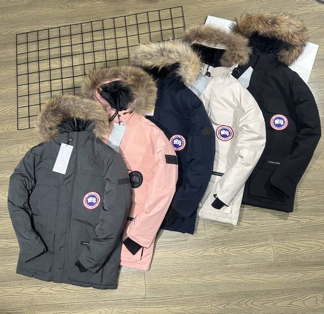 隔天取 代购级 区别市面垃圾货 顶级骡子毛5色齐发 Canada Goose 加拿大鹅男女情侣08远征款expedition Parka Pbi拯救北极熊特别限