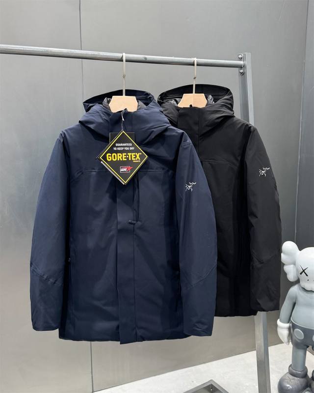 上新供 Arcteryx 始祖鸟 Therme Sv Parka M Gore-Tex 男款连帽羽绒服 防风 防水 保暖 派克大衣 官网同款！ 整衣采用了进口8