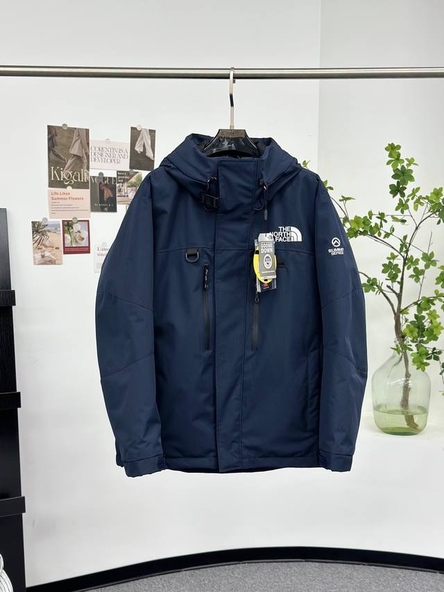 顶级品质 喜马拉雅三合一羽绒服 The North Face 北面喜马拉雅三合一最强防寒保暖连帽脱壳羽绒服外套，男女户外登山训练服北面情侣滑雪服男士运动休闲时尚