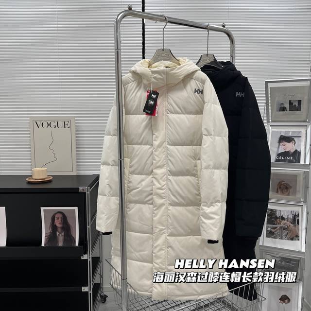 新款上新 来自挪威helly Hansen海丽汉森长款羽绒服 2024最新多口袋防风保暖海丽汉森长款羽绒服2024秋冬新款长款过膝连帽羽绒服大衣男女同款 不需要