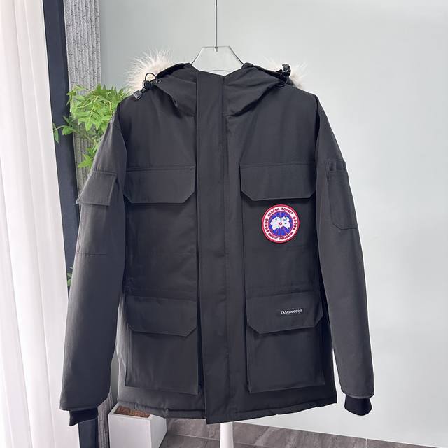 新款 Canada Goose｜加拿大鹅expedition 派克大衣｜经典升级 新08款 颜色：石墨灰、米白色、黑色、粉色、藏青色、天蓝色、 尺码：Xs、S、