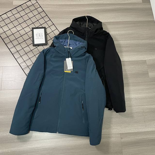 Kolon Sport 可隆轻量羽绒服 情侣款运动户外休闲羽绒夹克 防泼水 -户外运动设计 轻量级羽绒夹克外层防泼水面料 偶遇小雨也不易沾湿 -精选优质白鸭绒