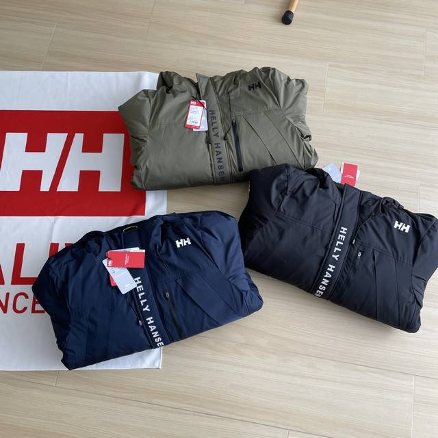 细节1 独家首发 速度上车 专柜同款hellyhansen 海丽汉森 Hh 24冬季顶级三色户外情侣款休闲环保短款羽绒服 简约休闲户外羽绒服 超百搭 简约利落得