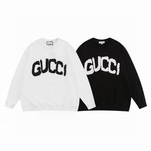 高品质 加绒款 Gucci 古驰 字母印花圆领加绒卫衣 推荐秋冬渠道限定配色，时尚有张力。一眼可见的让人心情愉悦的治愈系列，不会是那种hold不住的“色彩”引发