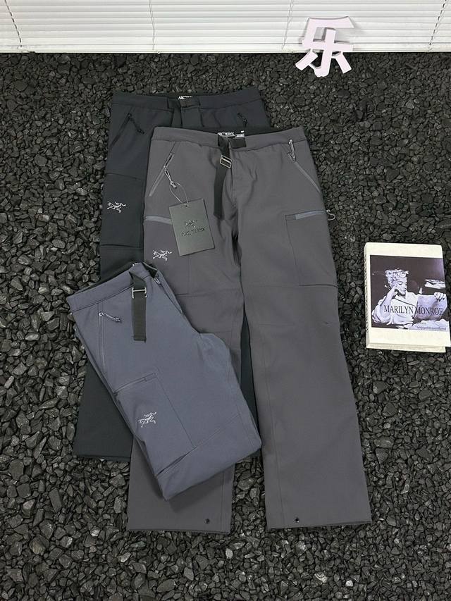 Arcteryx 始祖鸟 Gamma系列 Gamma Mx Pant Men'S软壳加绒长裤 - 为亚洲人量身打造的冬季休闲户外登山全能百搭神裤！ 采用客供高密