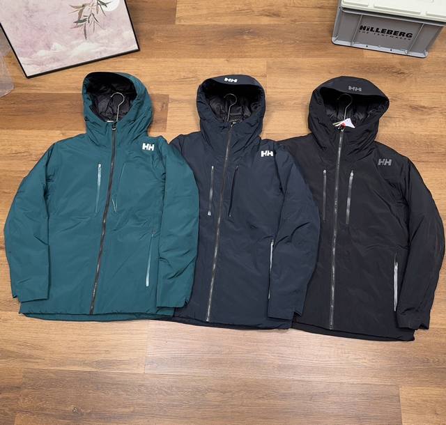 海丽汉森 Helly Hansen Hh户外登山防寒防风冲锋衣羽绒服 激光切割 无缝压胶工艺 隐藏细节超级多 3、内胆填充高品质90 10鹅绒，蓬松度750 D