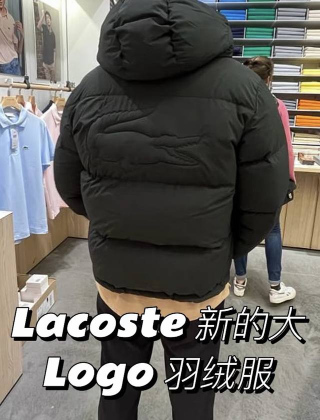 纯原版本！Lacoste法国鳄鱼男装24冬季新款时尚连帽羽绒服外套 Bh7841 Lacoste法国鳄鱼男装24Ss 冬季新款时尚连帽羽绒服外套 Bh7841