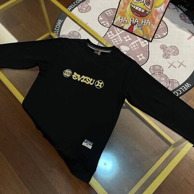 Evisu 2024秋冬新款男女同款狗头达摩及宽松卫衣 尺码：S-Xxl S码 胸围106 背部衣长69 袖长58 肩宽44 适合身材100- 斤 M码 胸围1