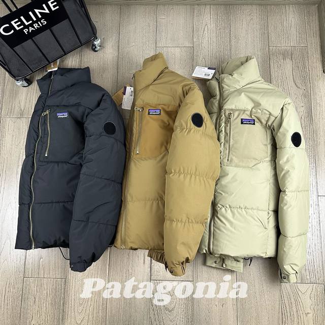 Patagonia 巴塔哥尼亚冬季立领加绒户外休闲服棉衣外套，男女同款。经典百搭永不过时系列，绝佳秋冬出行穿搭必备百搭单品 爆火款式，高人气棉服外套 3色齐发，