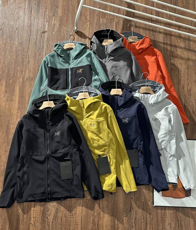 独家臻品arcteryx Gamma Mx始祖鸟防风冲锋衣 100％放心出门 随意进出任何潮流场合户外全天候系列 Essentials Gamma Mx软壳加绒