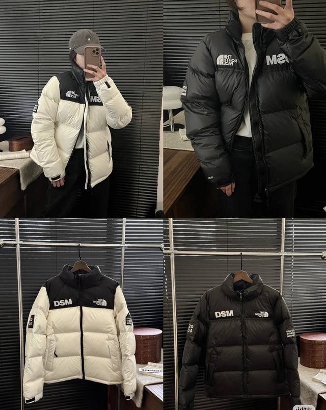 The North Face北面dsm联名款 Nuptse Jacket 15周年限定款 立领羽绒服，全部实拍图细节满满，男女情侣同款，扫码进官网，高品质 1