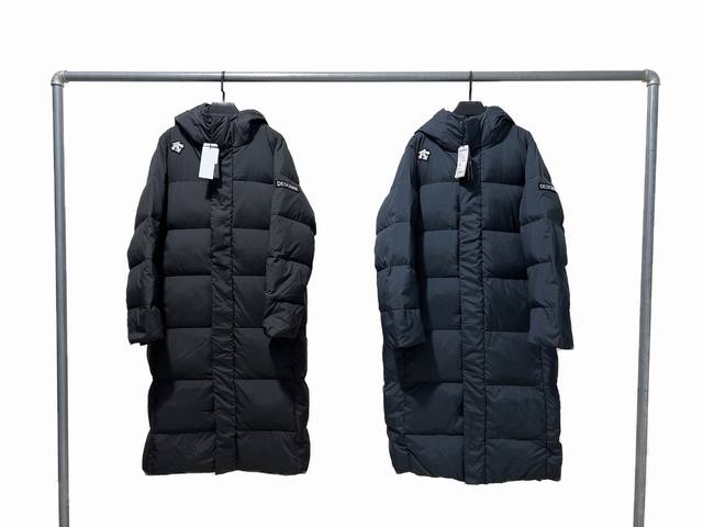 Descente 迪桑特 Ski Style系列heat Navi科技石墨烯保暖层长款羽绒服 黑色 和墨灰色 男女都能穿 S到xl～ 代购订单 原版定织的三防科