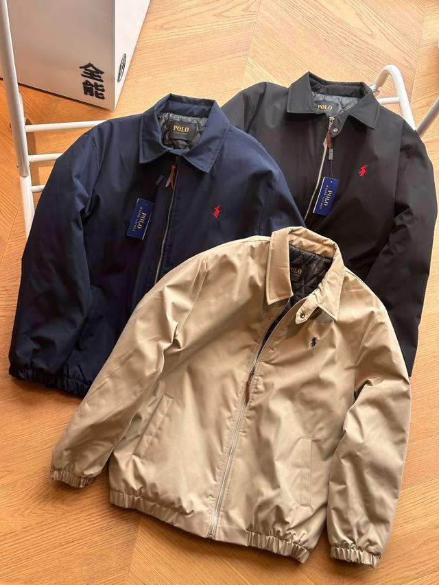 供 Ralph Lauren 拉夫劳伦1980S 海军野战棉服外套 黑色 卡其 藏青 S~Xl 重工成衣酵洗，原版固色，区别普通的哈灵顿夹克，风琴式后背，经典美