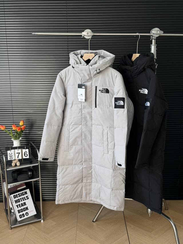 The North Face 北面冬季爆款申敏儿同款男女情侣长款羽绒服外套 -颜色：黑色 灰白 -尺码：S M L Xl 2Xl 非常高端的旗舰系列，生命不息