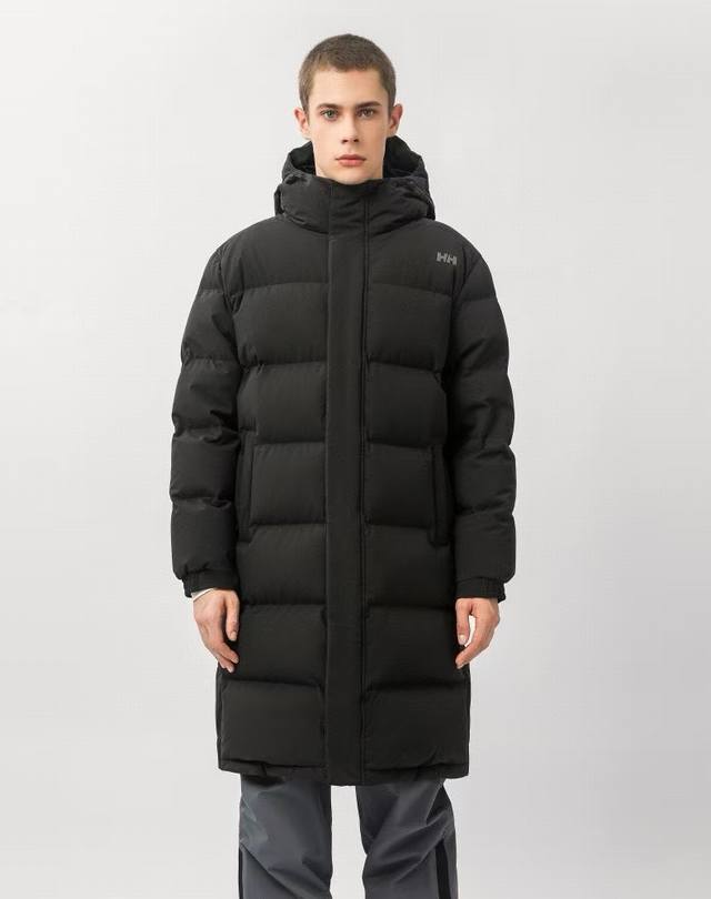 Hh原单好货行走的羽绒被！ 一件足以过冬 2024秋冬装挪威helly Hansen Hh海丽汉森长款羽绒服过膝连帽羽绒服大衣男女同款 不需要华丽的言词 最牛的