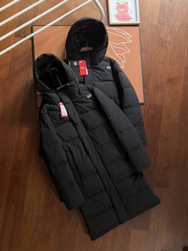 Hh原单好货行走的羽绒被！一件足以过冬 2024秋冬装挪威helly Hansen Hh海丽汉森长款羽绒服过膝连帽羽绒服大衣男女同款 不需要华丽的言词 最牛的带