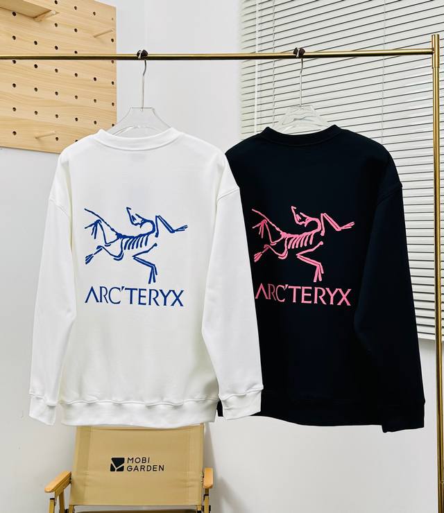 鸟 Arc'Teryx 始祖鸟冬季新款加厚480G抓绒圆领卫衣休闲情侣款 960 顶级版本，细节版本1:1复刻 重磅专柜最新款！走一波！绝对私房牛货！480G高