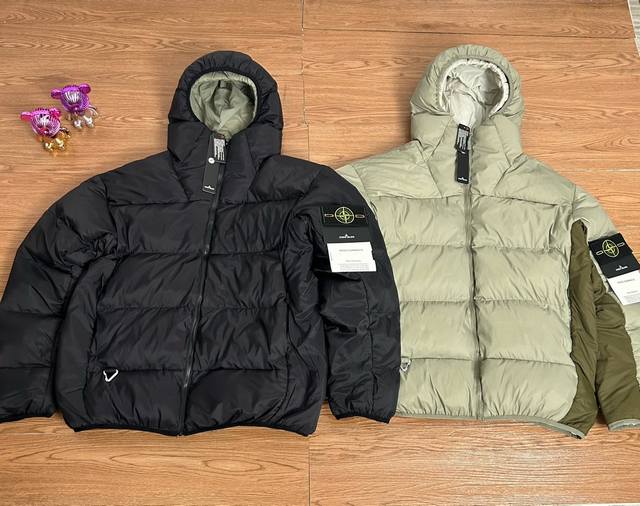 Stone Island 石头岛拼接连帽面包服高街羽绒棉服 实拍品质 放心入手 面料采用高品质科技图层防风防雨设计 防寒升级 高密度面料 加棉加厚 更加保暖 为