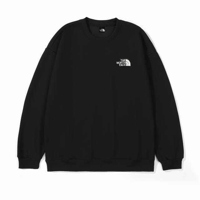 供 The North Face Tnf北面绣标水貂绒圆领卫衣 水洗 主标 辅料齐全 定制品牌刺绣标 甄选高克重水貂绒面料 防风保暖 同缸定染特种加粗32支双股