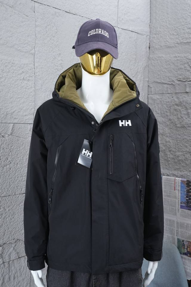 90白鸭绒 达标 海丽汉森 Helly Hansen Hh男女 户外机能工装羽绒服 派克服 滑雪服外套 -为冬季户外运动设计 轻量级羽绒夹克外层防泼水面料 偶遇