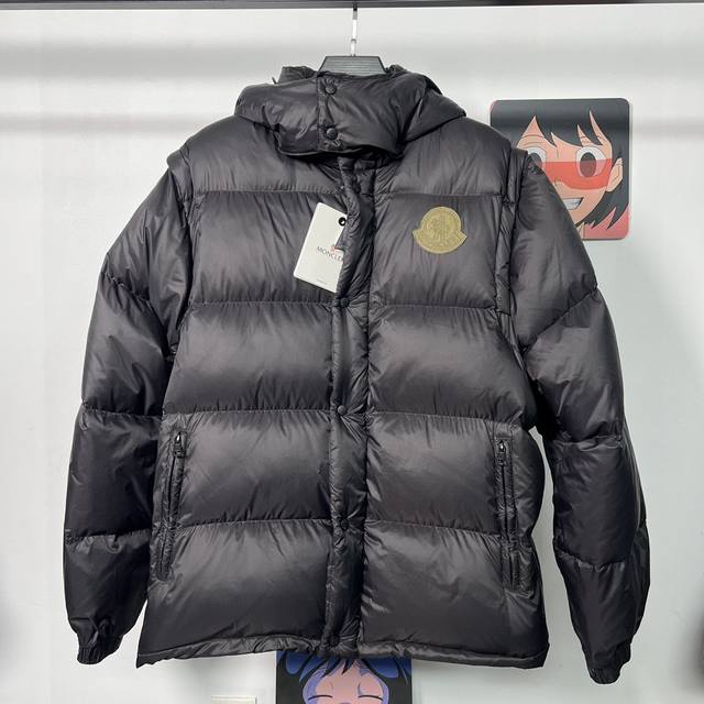 2024Ss Moncler 蒙口可拆卸羽绒服 特级羽绒moncler Cyclone二合一羽绒夹克外套.鹅绒填充，小码填充 克，一件轻松过冬. 可变 夹克 连