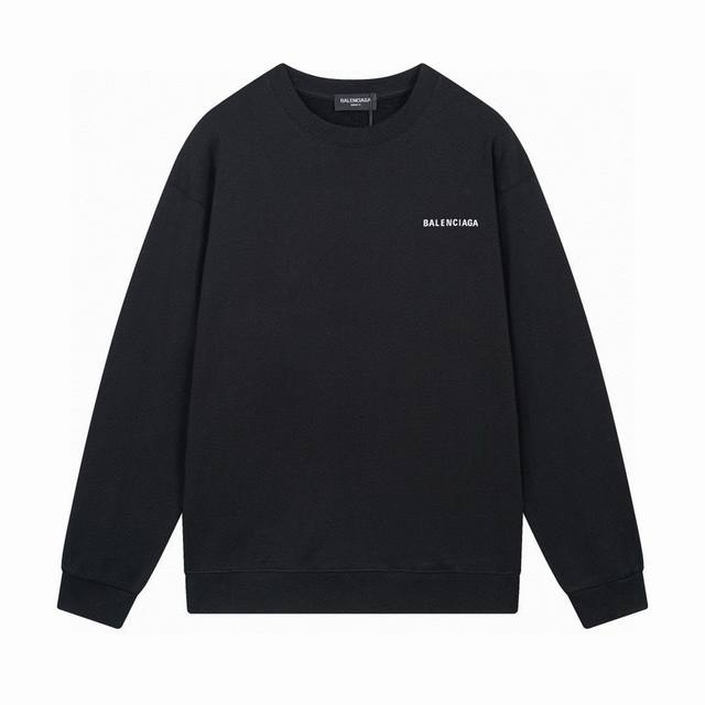 售后到明年 Balenciaga 巴黎世家2024 Ss 前后经典字母印花圆领卫衣 本市场no.1的质量 真正天花板品质 全部原版开发注意细节图 避免被盗图商家