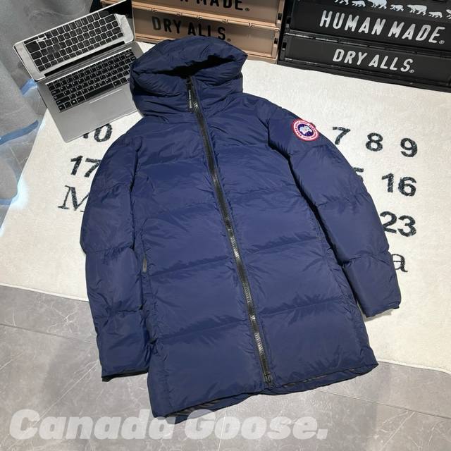 售后到年底 發 -Canada Goose加拿大鹅 Lawrence Puffer系列 中长款徽章红标羽绒服 许光汉同款 男女同款 -面料：采用原版一比一定织定