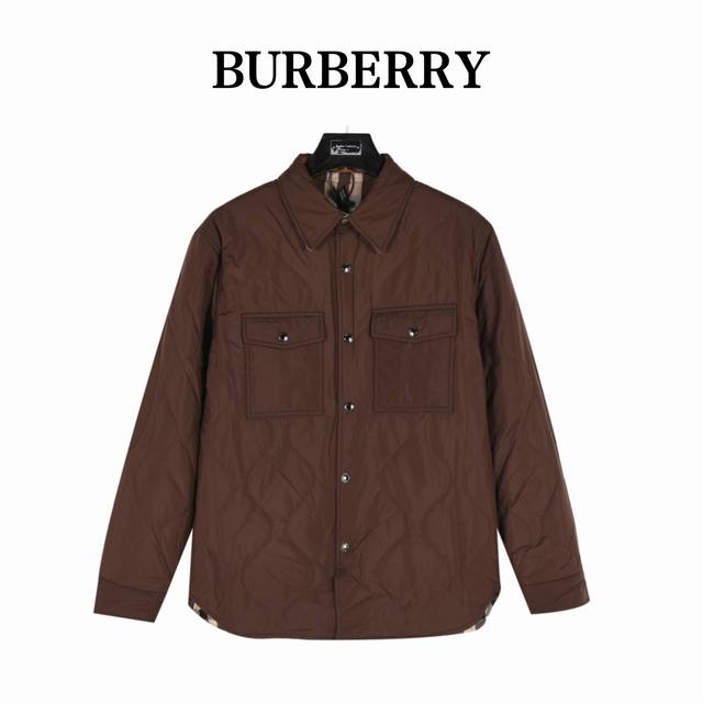 Burberry 巴宝莉 凹形下摆格纹双面棉服外套 贸易渠道稀出，海外精品限量销售。户外产品的典范，这款夹棉外套兼备温暖且轻盈的特质。 最新款专柜同款首发，超正