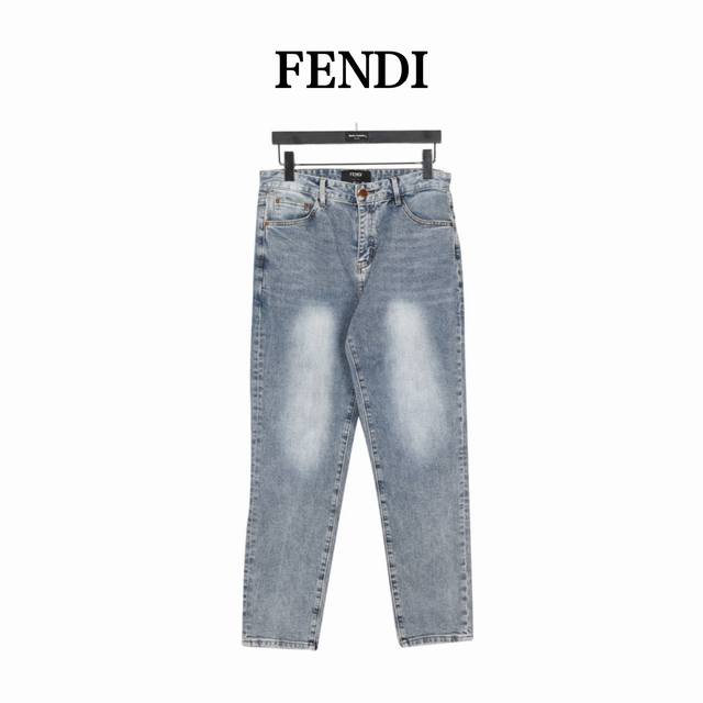 Fendi 芬迪 小怪兽眼睛牛仔裤 Fendi 芬迪 小怪兽眼睛牛仔裤 小怪兽大眼睛刺绣设计原单男士时装休闲牛仔裤，时尚牛仔裤 巨显瘦！客供高级进口的原色面料，