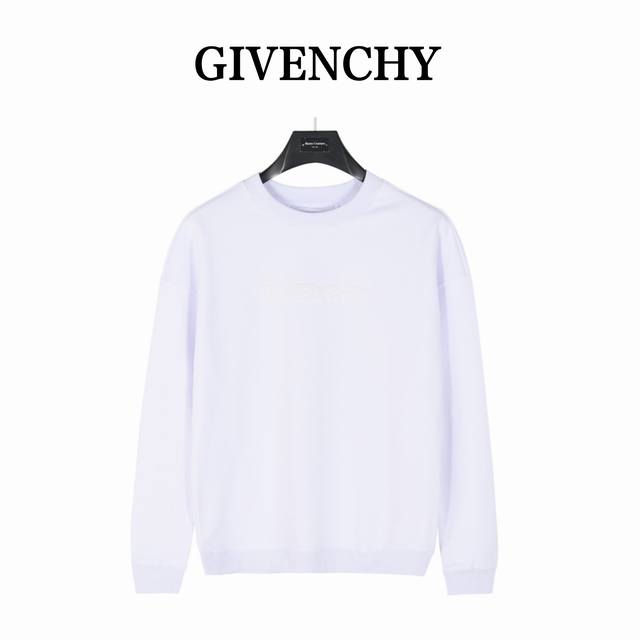 Givenchy 纪梵希24Fw 暗纹logo及后背4G毛巾绣卫衣 面料采用420克重双股大毛圈面料，定制32支螺纹，成衣两遍水洗处理， 面料舒适亲肤无异感，定